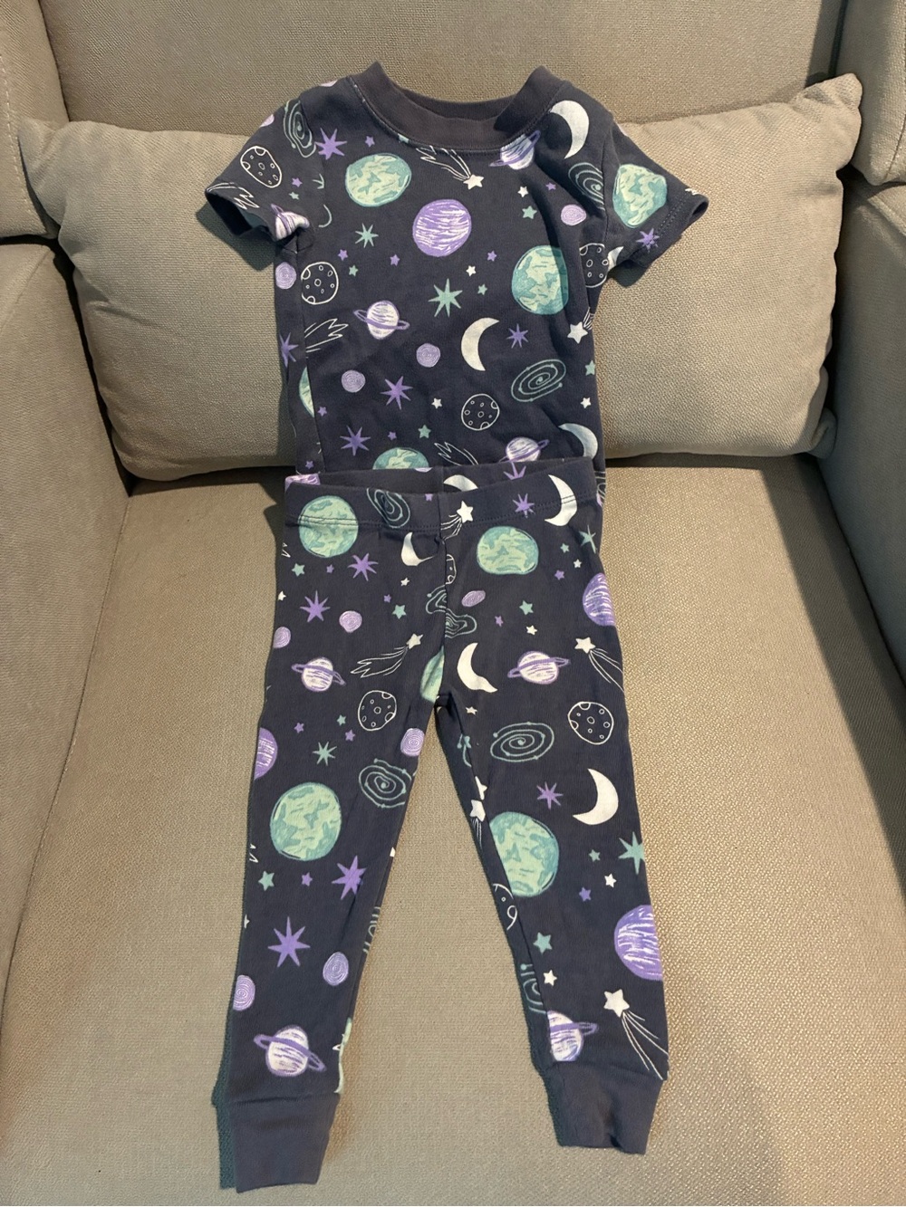 Outer Space pj set 12m